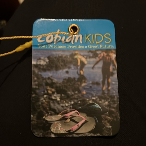 Cobian LIL LALATI Flip Flops Thong Sandals Multi Pastel Braided Surf Summer NEW - Picture 5 of 7